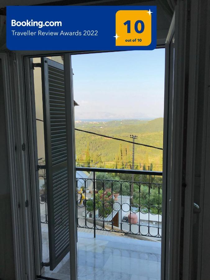 Schoenes Familienappartement In Pelekas, Corfu Mit Meerblick Ngoại thất bức ảnh