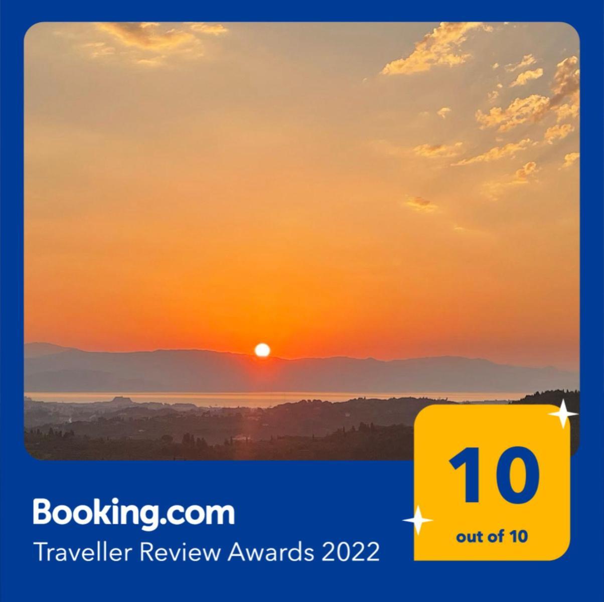 Schoenes Familienappartement In Pelekas, Corfu Mit Meerblick Ngoại thất bức ảnh