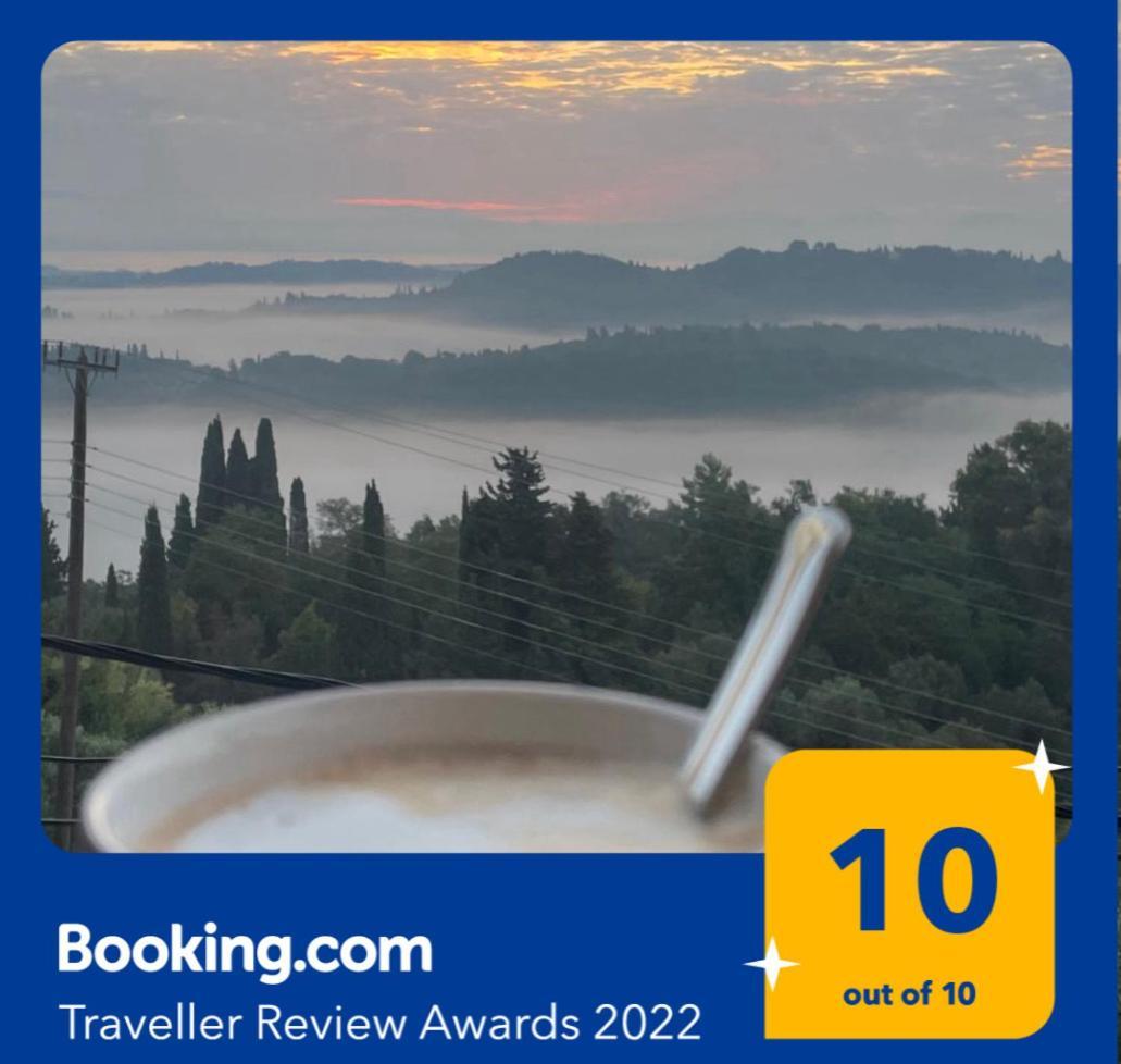 Schoenes Familienappartement In Pelekas, Corfu Mit Meerblick Ngoại thất bức ảnh